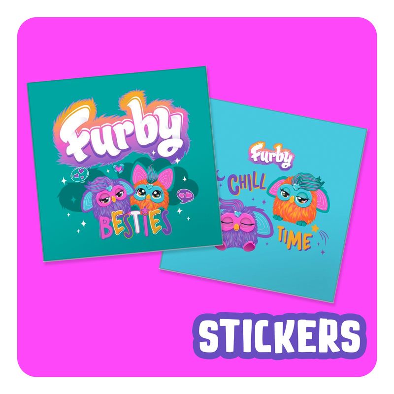 Furby official merch: stickers